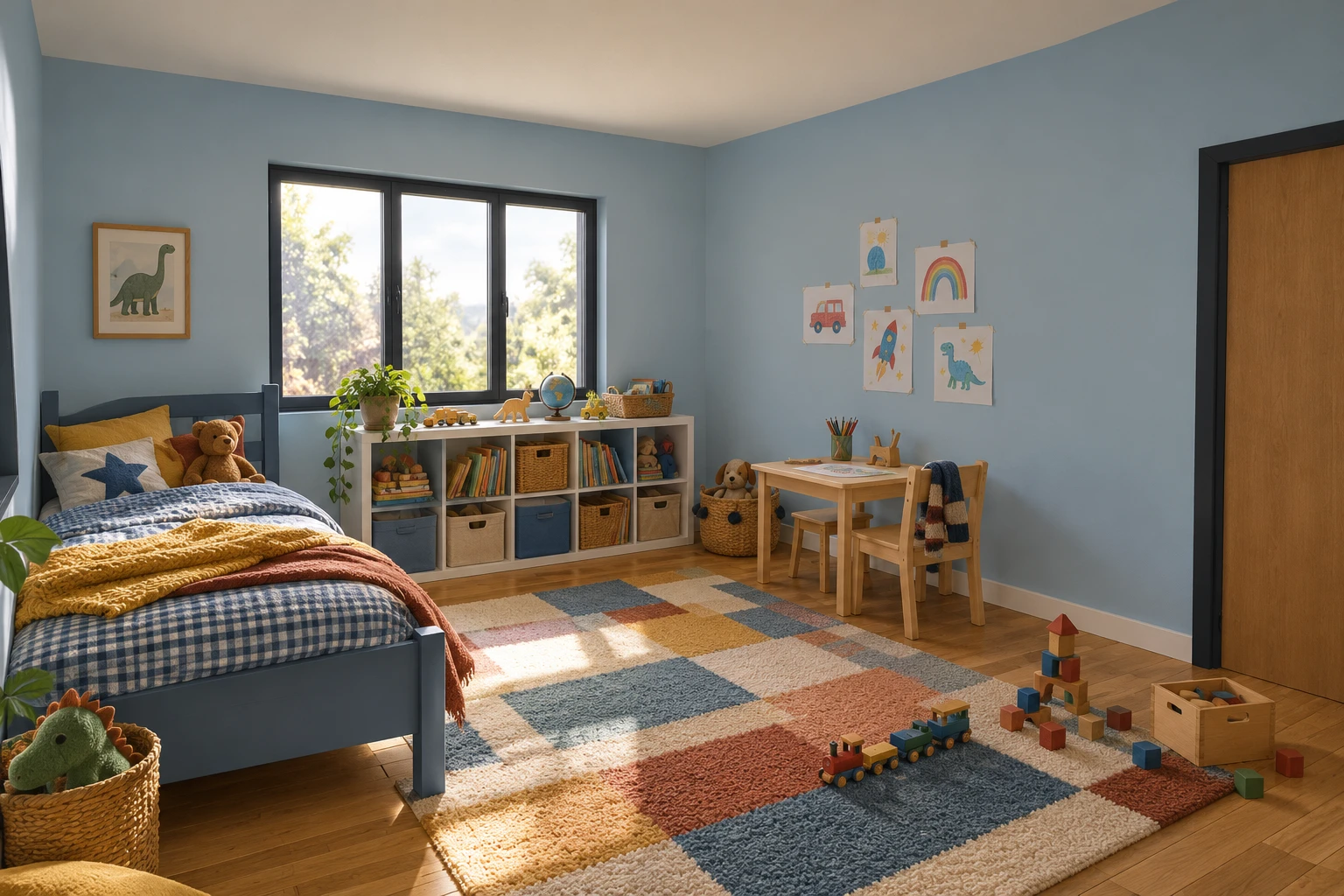 Illustrative child’s bedroom before conversion